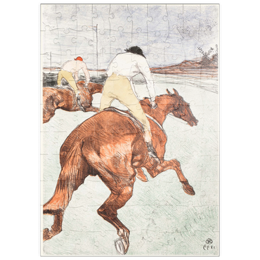 puzzleplate The Jockey (1899) by Henri de Toulouse–Lautrec 100 Puzzle