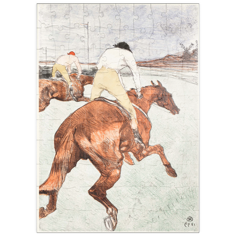 puzzleplate The Jockey (1899) by Henri de Toulouse–Lautrec 100 Puzzle