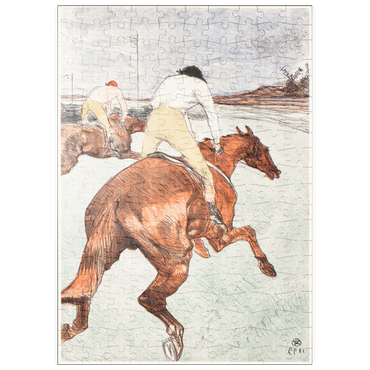 puzzleplate The Jockey (1899) by Henri de Toulouse–Lautrec 200 Puzzle
