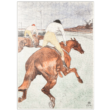 puzzleplate The Jockey (1899) by Henri de Toulouse–Lautrec 500 Puzzle