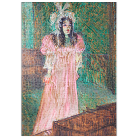 Darstellung des Puzzle Motivs May Belfort (1895) by Henri de Toulouse-Lautrec - Puzzleteile: 500