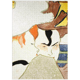 Darstellung des Puzzle-Motivs L' Anglais au Moulin Rouge (1892) by Henri de Toulouse-Lautrec – Puzzleteile: 1000