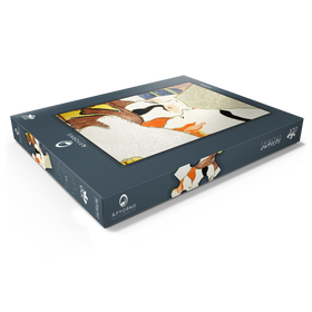 Darstellung des Puzzle Motivs L' Anglais au Moulin Rouge (1892) by Henri de Toulouse-Lautrec - Puzzleteile: 100