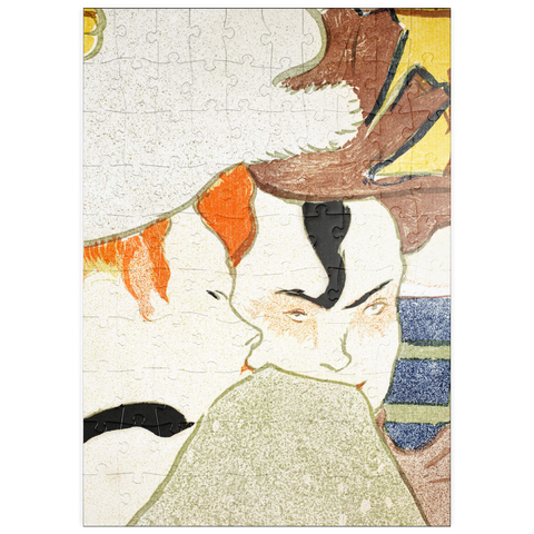 puzzleplate L' Anglais au Moulin Rouge (1892) by Henri de Toulouse–Lautrec 100 Puzzle