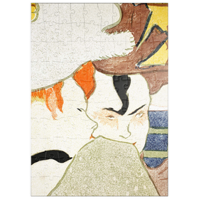 Darstellung des Puzzle Motivs L' Anglais au Moulin Rouge (1892) by Henri de Toulouse-Lautrec - Puzzleteile: 100