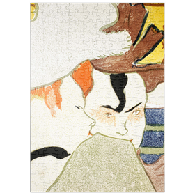 Darstellung des Puzzle Motivs L' Anglais au Moulin Rouge (1892) by Henri de Toulouse-Lautrec - Puzzleteile: 200