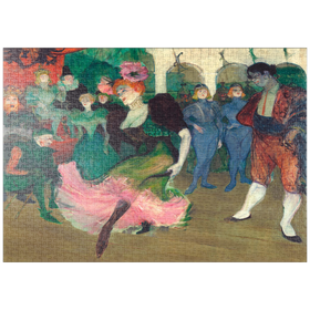 Darstellung des Puzzle-Motivs Marcelle Lender Dancing the Bolero in Chilpéric (1895-1896) by Henri de Toulouse-Lautrec – Puzzleteile: 1000