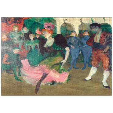 puzzleplate Marcelle Lender Dancing the Bolero in Chilpéric (1895-1896) by Henri de Toulouse–Lautrec 1000 Puzzle