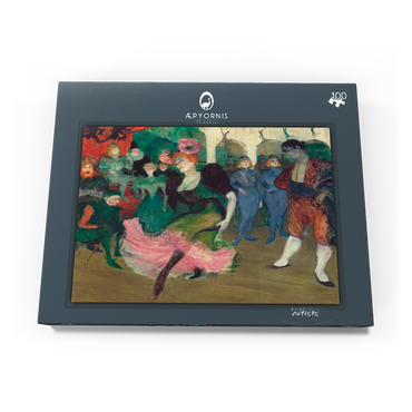 Marcelle Lender Dancing the Bolero in Chilpéric (1895-1896) by Henri de Toulouse–Lautrec 100 Puzzle Schachtel Ansicht3