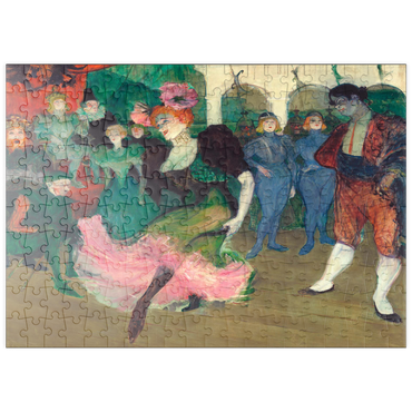 puzzleplate Marcelle Lender Dancing the Bolero in Chilpéric (1895-1896) by Henri de Toulouse–Lautrec 200 Puzzle