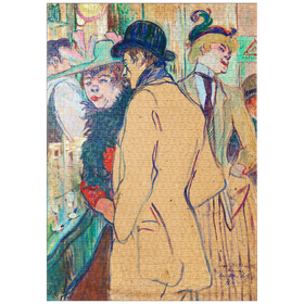 Darstellung des Puzzle Motivs Alfred la Guigne (1894) by Henri de Toulouse-Lautrec - Puzzleteile: 1000