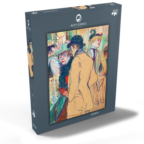 Alfred la Guigne (1894) by Henri de Toulouse–Lautrec 100 Puzzle Schachtel Ansicht2