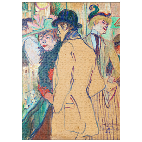 Darstellung des Puzzle-Motivs Alfred la Guigne (1894) by Henri de Toulouse-Lautrec – Puzzleteile: 500