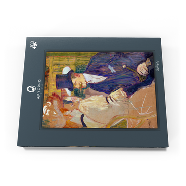 The Englishman (William Tom Warrener, 1861–1934) at the Moulin Rouge (1892) by Henri de Toulouse–Lautrec 100 Puzzle Schachtel Ansicht3