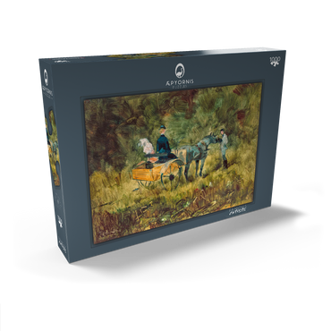 The Trap (1880) by Henri de Toulouse–Lautrec 1000 Puzzle Schachtel Ansicht2