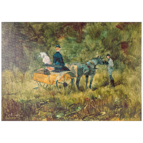 Darstellung des Puzzle-Motivs The Trap (1880) by Henri de Toulouse-Lautrec – Puzzleteile: 1000