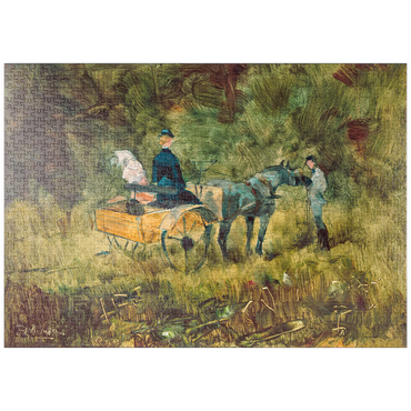 puzzleplate The Trap (1880) by Henri de Toulouse–Lautrec 1000 Puzzle