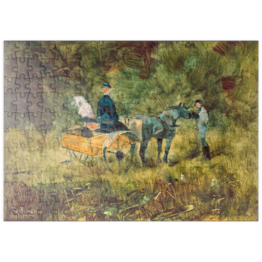 puzzleplate The Trap (1880) by Henri de Toulouse–Lautrec 200 Puzzle