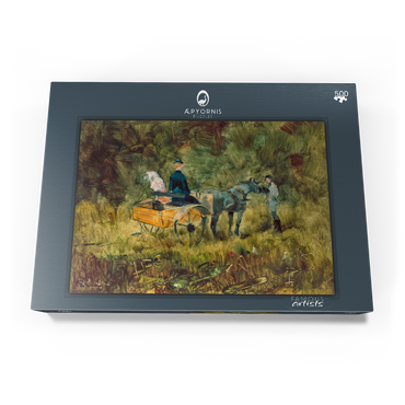 The Trap (1880) by Henri de Toulouse–Lautrec 500 Puzzle Schachtel Ansicht3
