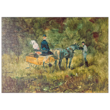 puzzleplate The Trap (1880) by Henri de Toulouse–Lautrec 500 Puzzle