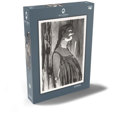 Le Café-concert: Mme. Abdala (1893) by Henri de Toulouse–Lautrec 1000 Puzzle Schachtel Ansicht2