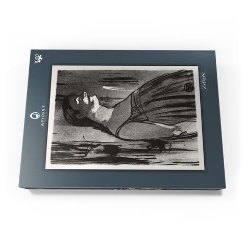 Le Café-concert: Mme. Abdala (1893) by Henri de Toulouse–Lautrec 1000 Puzzle Schachtel Ansicht3