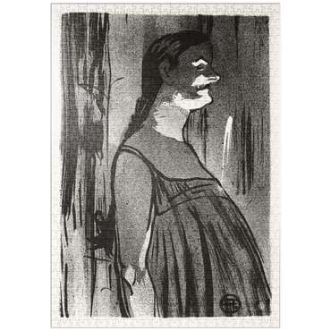 puzzleplate Le Café-concert: Mme. Abdala (1893) by Henri de Toulouse–Lautrec 1000 Puzzle