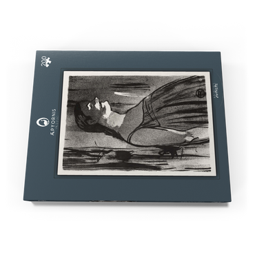 Le Café-concert: Mme. Abdala (1893) by Henri de Toulouse–Lautrec 200 Puzzle Schachtel Ansicht3