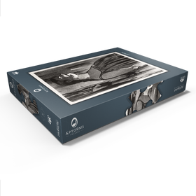 Darstellung des Puzzle Motivs Le Café-concert: Mme. Abdala (1893) by Henri de Toulouse-Lautrec - Puzzleteile: 500