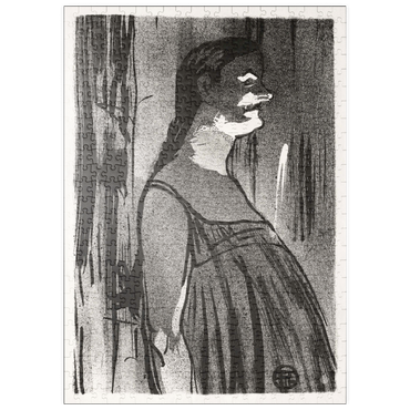 puzzleplate Le Café-concert: Mme. Abdala (1893) by Henri de Toulouse–Lautrec 500 Puzzle