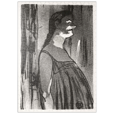 puzzleplate Le Café-concert: Mme. Abdala (1893) by Henri de Toulouse–Lautrec 500 Puzzle