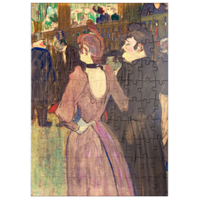 Darstellung des Puzzle Motivs La Goulue and Her Sister (1892) drawing by Henri de Toulouse-Lautrec - Puzzleteile: 100