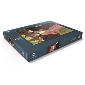 Darstellung des Puzzle Motivs La Goulue and Her Sister (1892) drawing by Henri de Toulouse-Lautrec - Puzzleteile: 200