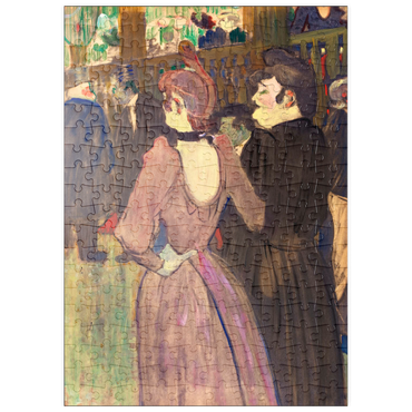 puzzleplate La Goulue and Her Sister (1892) drawing by Henri de Toulouse–Lautrec 200 Puzzle