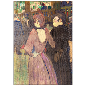 Darstellung des Puzzle Motivs La Goulue and Her Sister (1892) drawing by Henri de Toulouse-Lautrec - Puzzleteile: 500