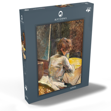 Waiting (ca.1887) by Henri de Toulouse–Lautrec 100 Puzzle Schachtel Ansicht2
