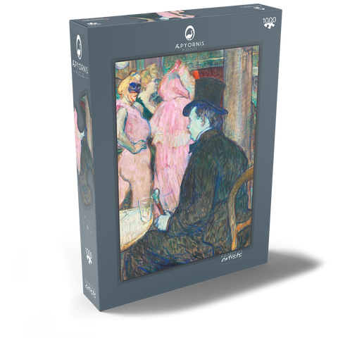 Maxime Dethomas (1896) by Henri de Toulouse–Lautrec 1000 Puzzle Schachtel Ansicht2