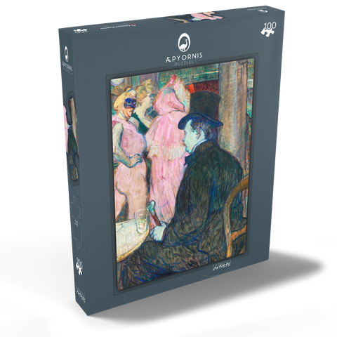 Maxime Dethomas (1896) by Henri de Toulouse–Lautrec 100 Puzzle Schachtel Ansicht2