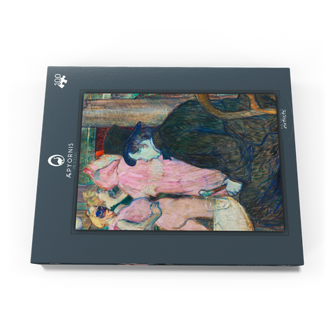 Maxime Dethomas (1896) by Henri de Toulouse–Lautrec 100 Puzzle Schachtel Ansicht3