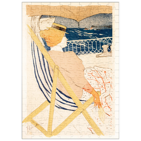 Darstellung des Puzzle Motivs La Passagère du 54 (1896) by Henri de Toulouse-Lautrec - Puzzleteile: 200