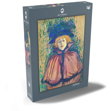Jane Avril (ca.1891–1892) by Henri de Toulouse–Lautrec 1000 Puzzle Schachtel Ansicht2