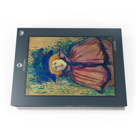Jane Avril (ca.1891–1892) by Henri de Toulouse–Lautrec 1000 Puzzle Schachtel Ansicht3