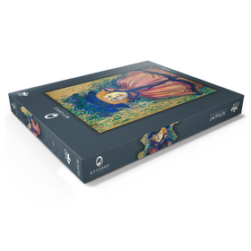 Darstellung des Puzzle Motivs Jane Avril (ca.1891-1892) by Henri de Toulouse-Lautrec - Puzzleteile: 100