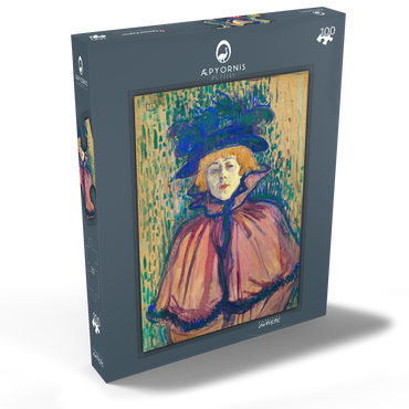 Jane Avril (ca.1891–1892) by Henri de Toulouse–Lautrec 100 Puzzle Schachtel Ansicht2