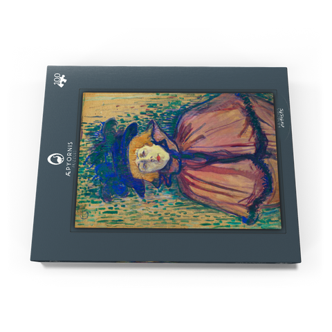 Jane Avril (ca.1891–1892) by Henri de Toulouse–Lautrec 100 Puzzle Schachtel Ansicht3