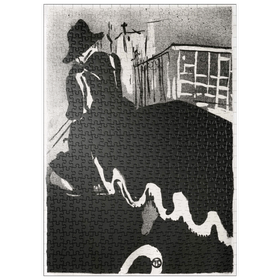 Darstellung des Puzzle Motivs Ultime Ballade (1893) by Henri de Toulouse-Lautrec - Puzzleteile: 500