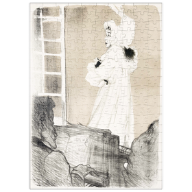 Darstellung des Puzzle Motivs Miss May Belfort (1895) by Henri de Toulouse-Lautrec - Puzzleteile: 200