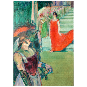 Darstellung des Puzzle-Motivs The Opera Messalina at Bordeaux (ca. 1900-1901) by Henri de Toulouse-Lautrec – Puzzleteile: 1000