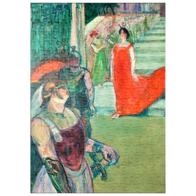 Darstellung des Puzzle Motivs The Opera Messalina at Bordeaux (ca. 1900-1901) by Henri de Toulouse-Lautrec - Puzzleteile: 200