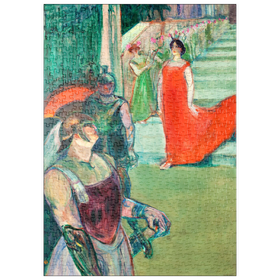Darstellung des Puzzle Motivs The Opera Messalina at Bordeaux (ca. 1900-1901) by Henri de Toulouse-Lautrec - Puzzleteile: 500